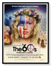 The  60s TV Miniseries Julia Stiles Print Ad Vintage 1999 Magazine Adver... - $184.66 MXN