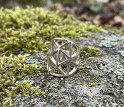Tiamat Dragon Goddess Spirit Link Silver Signet Ring Paranormal Intense ... - $135.31