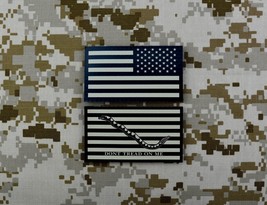 Infrared Reverse US Flag First Navy Jack Patch Set NWU Type II AOR1 US N... - $23.33