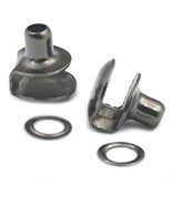 Fujiyuan 15 pcs 8mm Boots Hook eyelets Buckles DIY Riding Hiking Shoes H... - $7.11 CAD