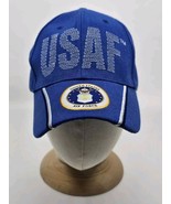 U.S. United States USAF Air Force Eagle Logo Royal Blue Hat Ball Cap Lic... - €15,46 EUR
