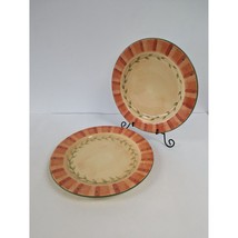 Pfaltzgraff Hand Painted Stoneware Napoli Set of 2 Large Dinner Plates 1... - $19.96
