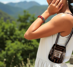 mochila hand-crafted purses - $39.00