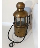 Antique J Guichard &amp; Co Brass Navy Maritime Ship Oil Lamp Model 1864 Paris - $12,439.80 MXN
