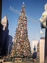 1961 Downtown Christmas Tree Prudential Street Chicago Kodachrome 35mm Slide - £4.29 GBP