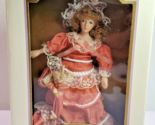 DG Creations Porcelain Doll Ornament Pretty Woman Victorian Handpainted ... - $14.80