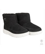 Sorel Womens Boots Black Explorer III Waterproof Slip-On Fleece Lining C... - $196.46 CAD