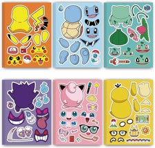 Make a Face Stickers for Kids Cartoon Themed Party Favors Book Crafts fo... - $25.82