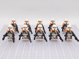 Star Wars 212th Battalion AIrborne Clone Trooper Paratroopers 10pcs Minifigures - £16.35 GBP