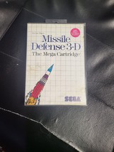 CIB Missile Defense 3-D (Sega Master System, 1987) Complete / NICE CART - £6.22 GBP