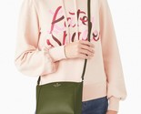 NWB Kate Spade Monica Crossbody Army Green Pebbled Leather WKR00258 Gift... - $102.95