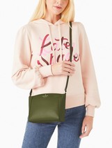 NWB Kate Spade Monica Crossbody Army Green Pebbled Leather WKR00258 Gift Bag FS - £82.27 GBP