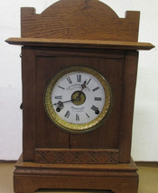 Antique Fattorini patent Bugler Alarm Mantle Clock Working condition - £216.20 GBP