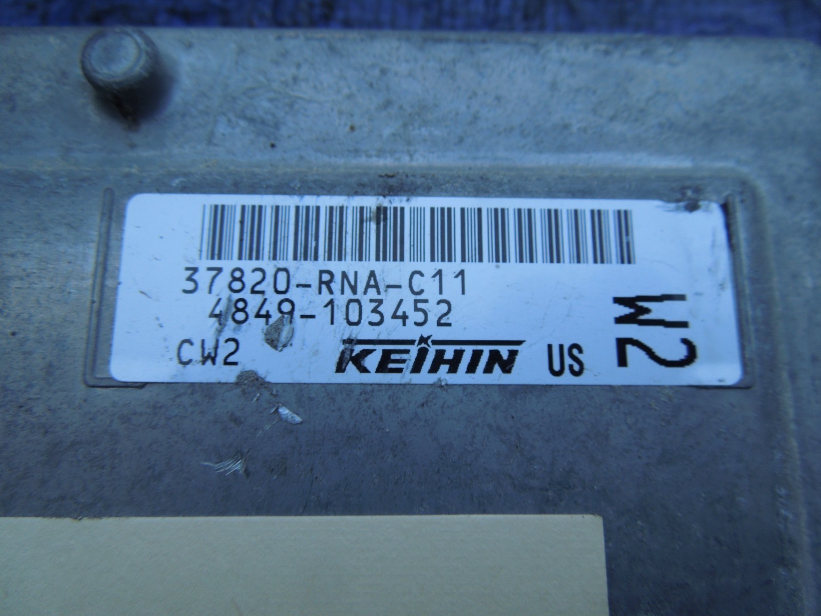 2007 Honda Civic engine computer ecu manual transmission 37820-RNA-C11 OEM 103 Item image 2