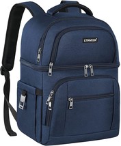 30 Can Insulated Insulated Double Deck Cooler Bag For Men, Cooler Backpack. - £34.35 GBP