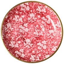 Vintage Spode Copeland Miniature Cup Saucer Floral Design Pink White Gol... - $9.50