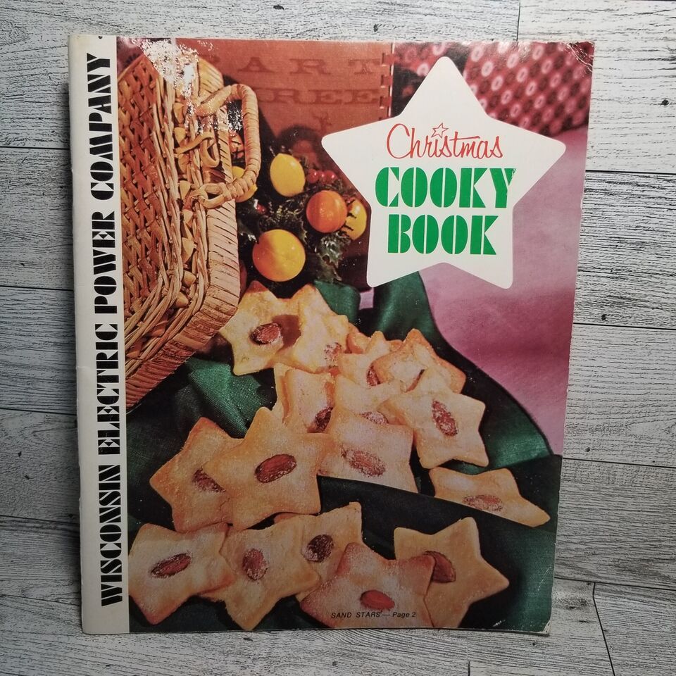 Vtg 1971 CHRISTMAS COOKY Cookie BOOK Wisconsin Electric Power Company Re... - $8.10