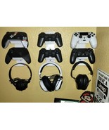 Set 3u XBOX series One 360 PS4 PS5  2Controllers+Headset Wall Mount Holder 3D - $33.00
