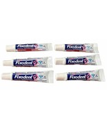 6 Tubes Fixodent Professional Hold &amp; Seal Denture Adhesive 0.35 Oz Trave... - £9.43 GBP