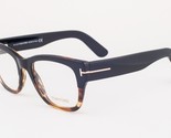 Tom Ford 5379 005 Shiny Black Tortoise Eyeglasses TF5379 005 51mm - $284.05