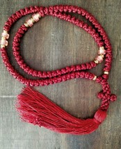 100 Κnots Burgundy Prayer rope Red wine Komboskini chotki Brojanica Religious - £26.49 GBP