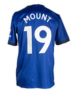 Mason Mount Signed In Silver Blue Chelsea FC Soccer Jersey BAS ITP - £281.55 GBP