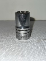 Vintage Armstrong 12-118  9/16&#39;&#39;   1/2&quot; Drive 12 Point Shallow Socket USA - $5.45