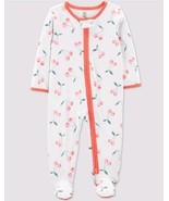 Baby Girls&#39; 6 Months  Cherries Footed Pajamas - Just One You Made by Car... - $9.99