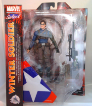 Marvel Winter Soldier 7&quot; Action Figure Diamond Select Disney Store Exclu... - £14.61 GBP