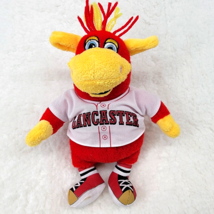 Lancaster Barnstormers Cylo Mascot Plush Cow MiLB Red 8&quot;  Stuffed Animal - £15.99 GBP