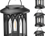 Solar Lanterns Outdoor Hanging 4 Pack, Upgraded Bright Solar Lantern Lig... - £51.07 GBP
