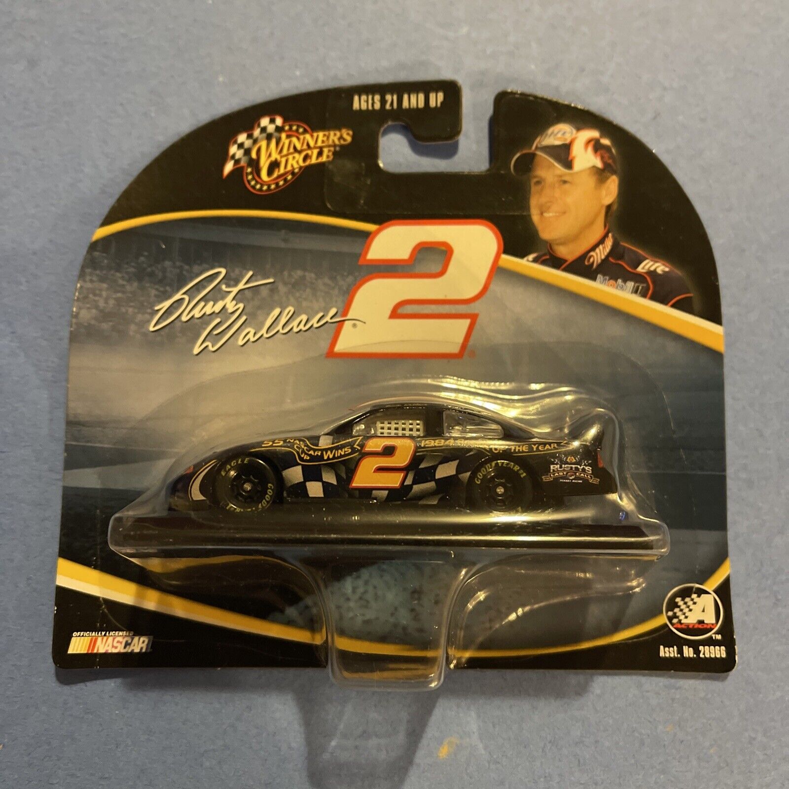 Winners Circle NASCAR 1/64 Die cast Rusty Wallace #2 - 2004 Last Call NOS - $9.13