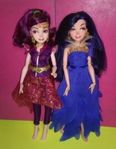 Disney Descendants Mal &amp; Evie Doll Genie Chic  - £21.64 GBP