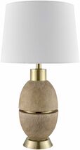 Begunitsy Cream Traditional Table Lamp In Resin And Linen - €110,02 EUR