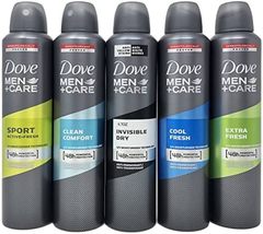 Dove Men + Care Antiperspirant Spray Variety Set, Sport, Clean Comfort, Invisibl - £18.50 GBP