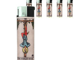 Tarot Card D13 Lighters Set of 5 Electronic Refillable Butane XII The Ha... - £12.59 GBP