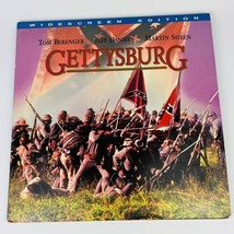 Gettysburg 1993 Laserdisc Widescreen Edition Gatefold Widescreen 3 Disc Set NM+ - £9.10 GBP