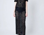 Proenza Schouler Jasmine Skirt In Stretch Lace Black - $400.00