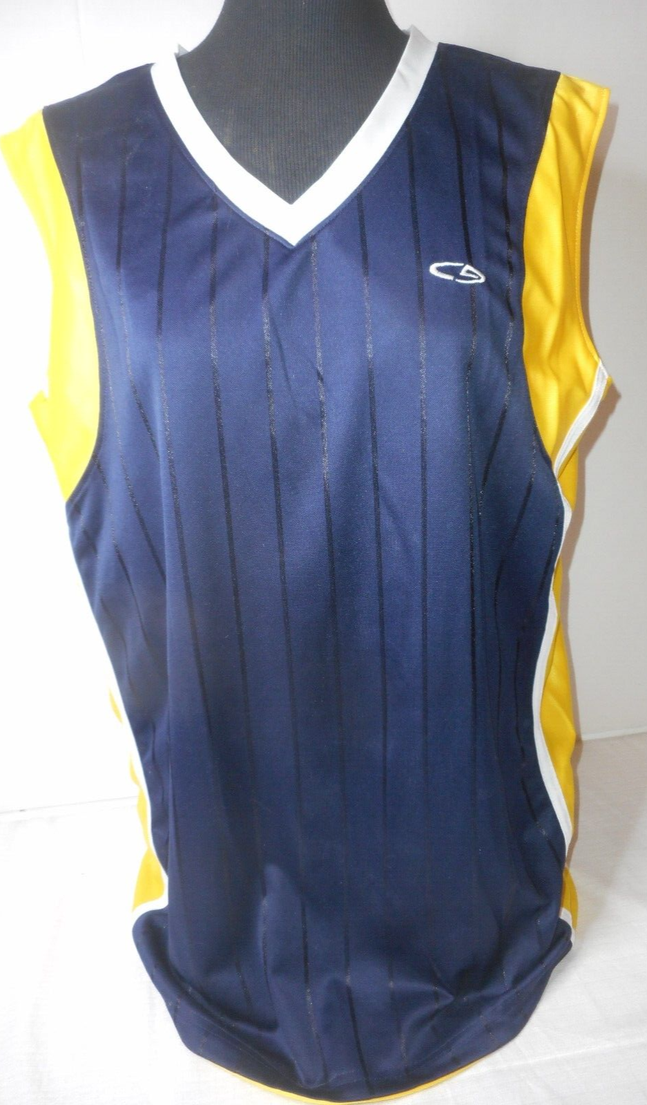 C9 by Champion Boys Yellow Blue Reversible 100% Polyester Basketball Jersey READ - $15.99