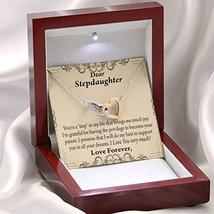 Express Your Love Gifts to Stepdaughter from Dad or Mom Milestones Necklace Inse - £50.56 GBP