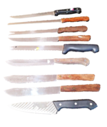 knives Wooden kitchen Showtime Six Star Ekco Vanadium - $20.58 CAD