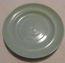 Concentrix Sea Mist (Green) by Lynn&#39;s China Stoneware Large Salad Plate ... - £11.00 GBP
