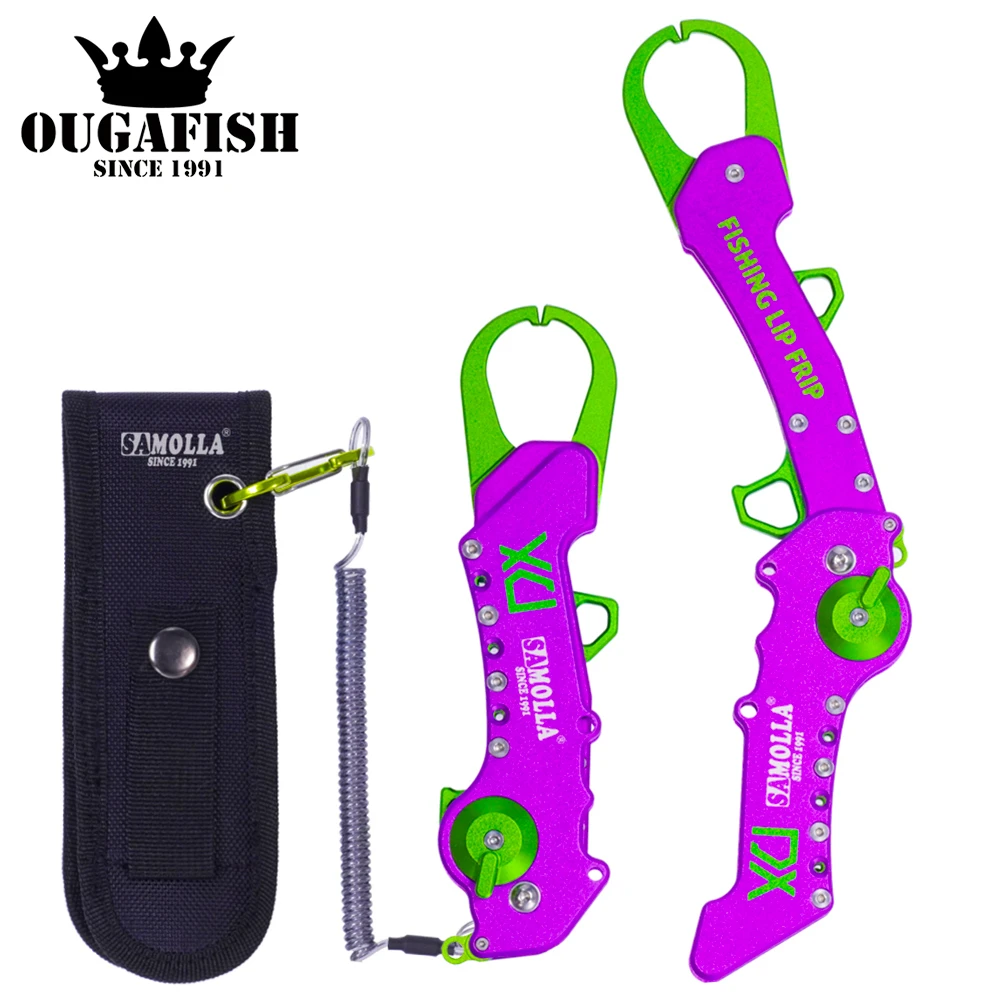 Fold Fishing Grip Aluminum Alloy Tackle Hook Controller Fish Lip Hand Grip Plier - $55.85