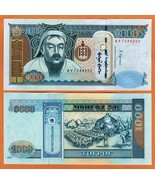 MONGOLIA 2017 UNC 1000 Tögrög Tugrik Banknote P-67e Chinggis Khaan Ox dr... - £2.75 GBP