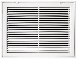 TruAire 24 in. x 12 in. White Aluminum Fixed Bar Return Air Filter Grille - £96.28 GBP