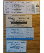 BASEBALL 4 TICKET STUBS NEW ORLEANS ZEPHYRS BELLINGHAM MARINERS SALEM EV... - £5.06 GBP