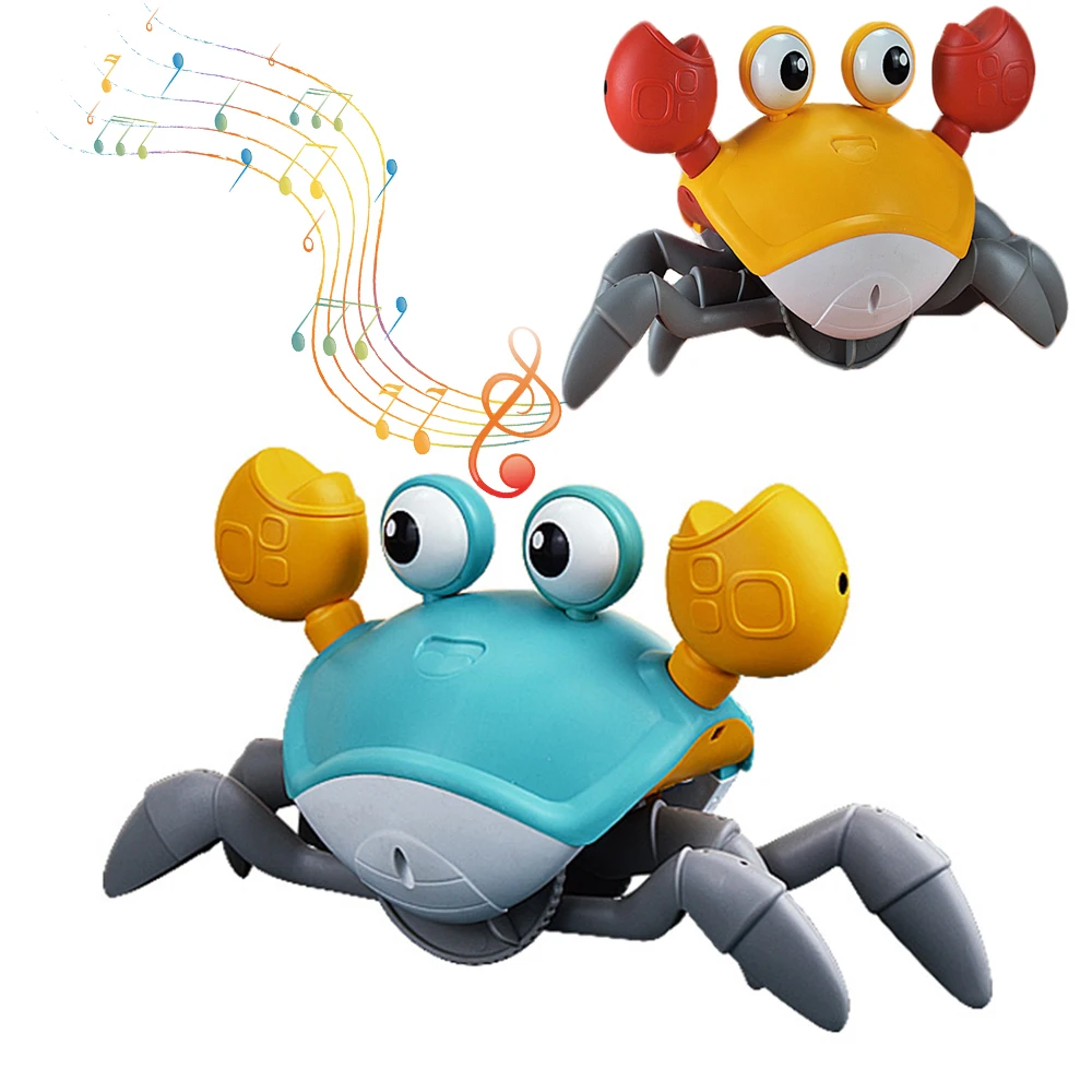 Interactive Crawling Crab Toy Baby Toys Electronic Pets Musical Toys Educational - £16.01 GBP+