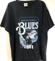 MONTEREY BLUES FESTIVAL Vintage 2001 James Brown Etta Richard Black T-Sh... - $79.00