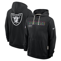 New Mens Vegas Raiders 2025 Crucial Catch Beat Cancer Sideline Hoodie - ... - $69.90