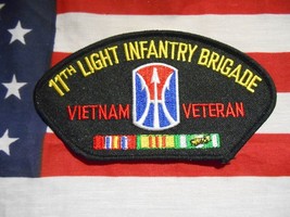 US ARMY 11TH LIGHT INFANTRY BRIGADE VIETNAM VETERAN PATCH - $7.00